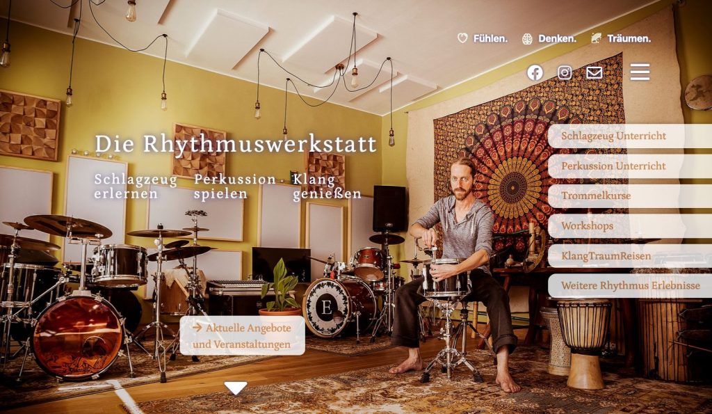 Website Referenz - rhythmuswerkstatt-eberswalde.de